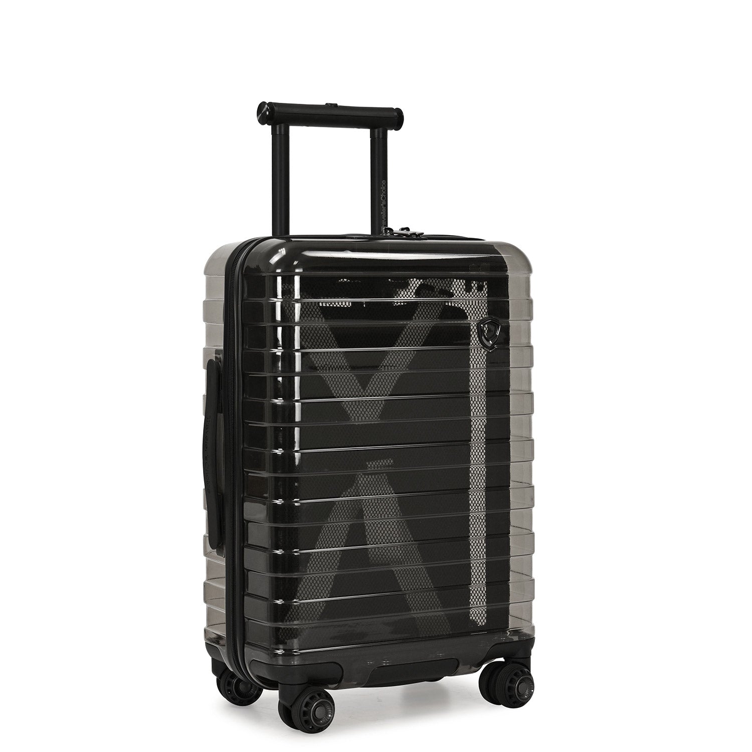 Off White and Rimowa Transparent Carry-On Valise in Black
