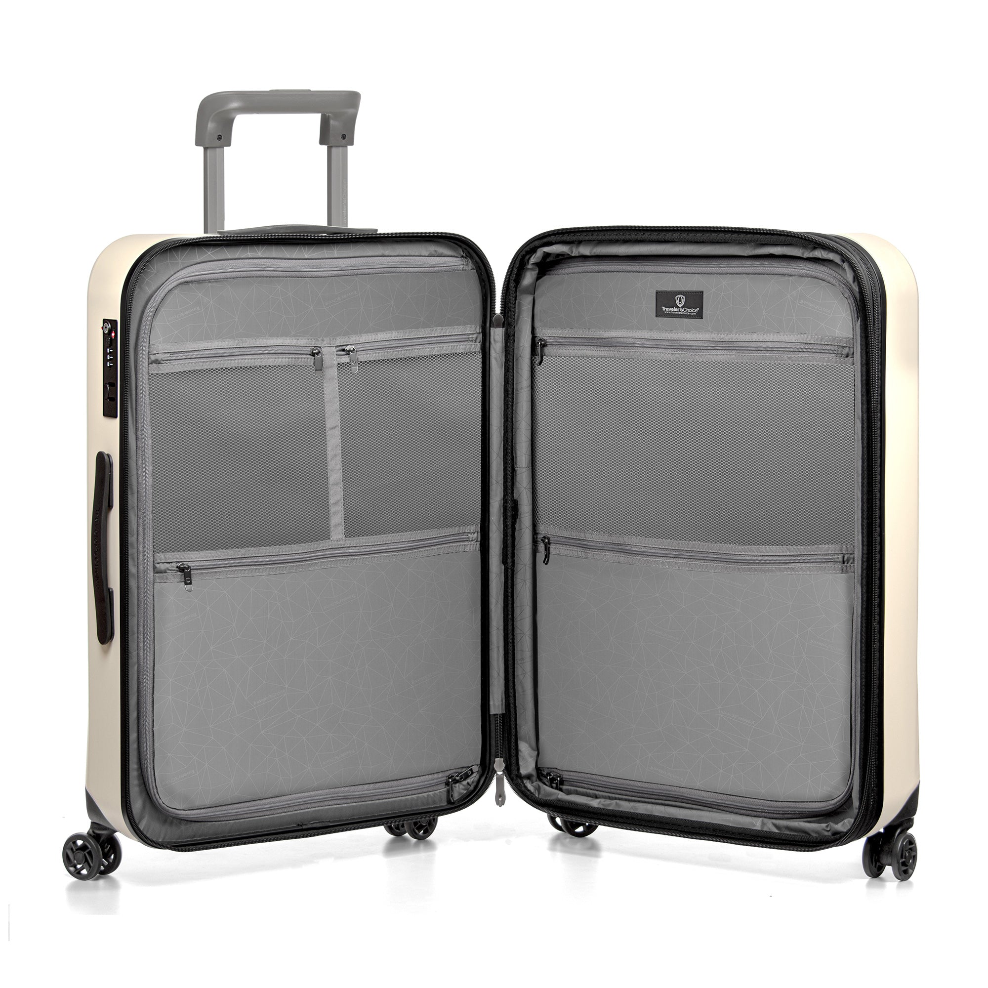 Skyye 2 Piece Hard Shell Spinner Luggage Set