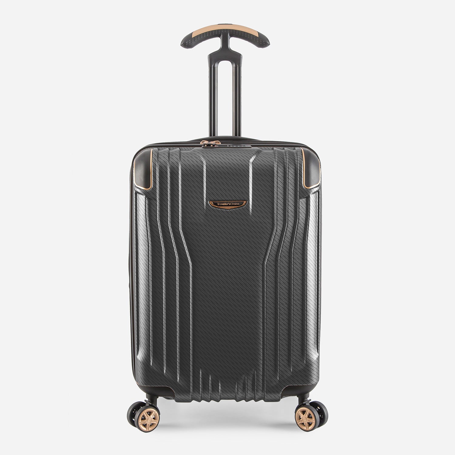 Continent Adventurer Carry On Luggage with USB Port and 4 Spinner