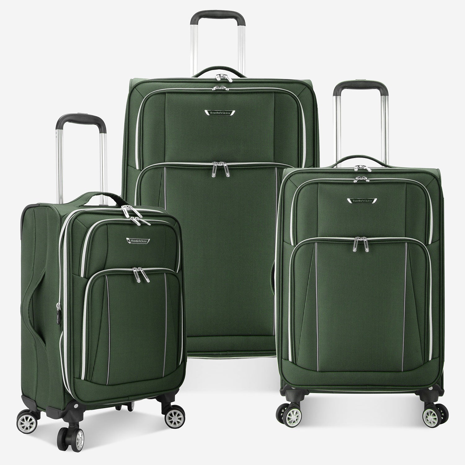 Lares 3 Piece Softside Spinner Luggage Set