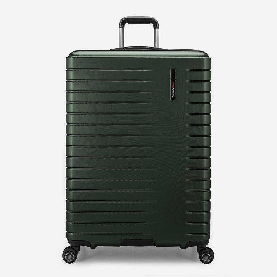 Archer 3 Piece 4 Wheel Spinner Luggage Suitcase Set w/ Built In USB Po ...