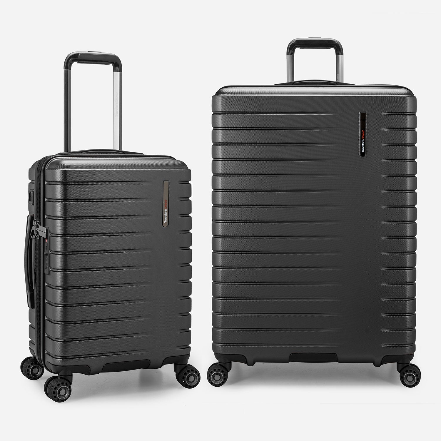 2 piece carry cheap on spinner luggage set