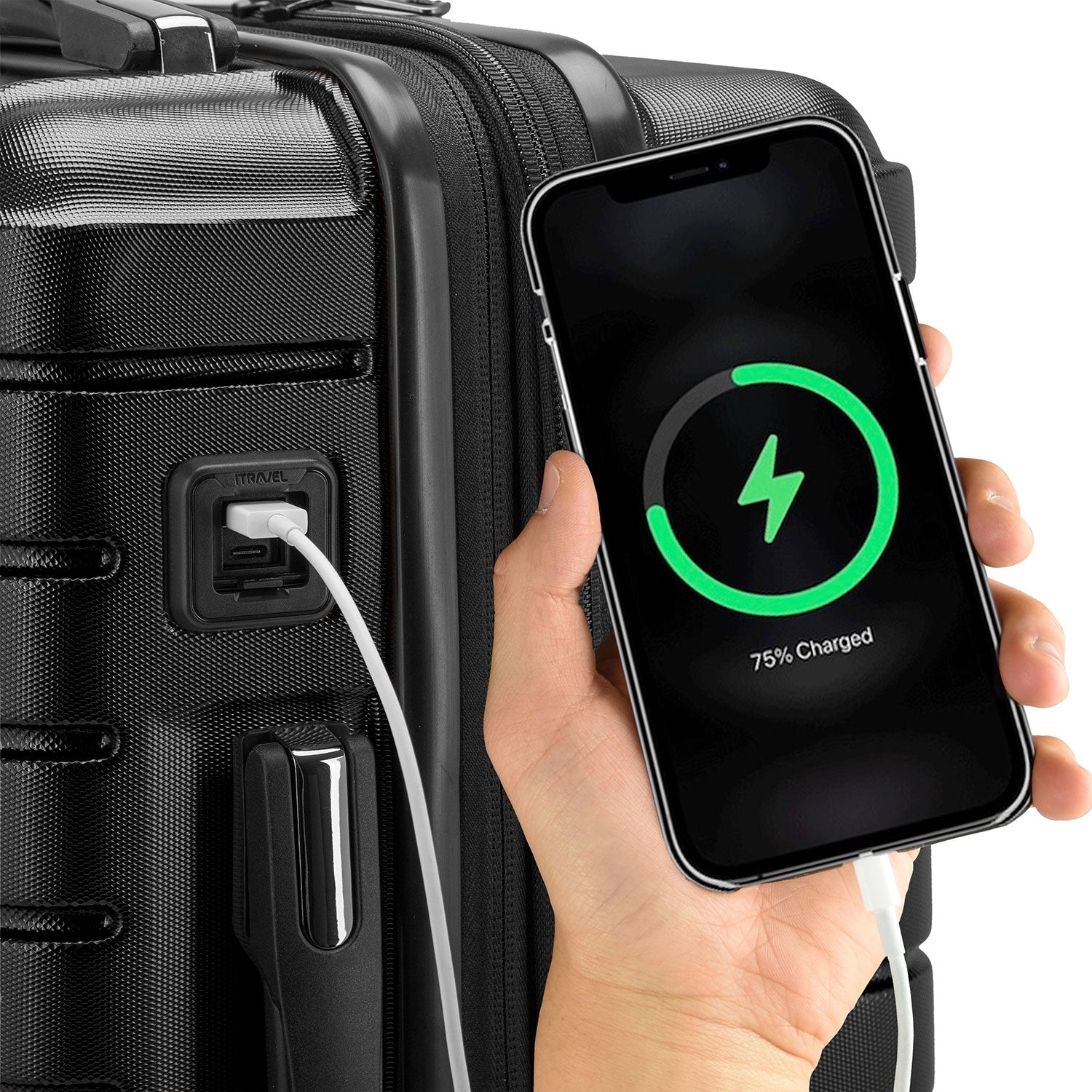 Carry on luggage with usb on sale