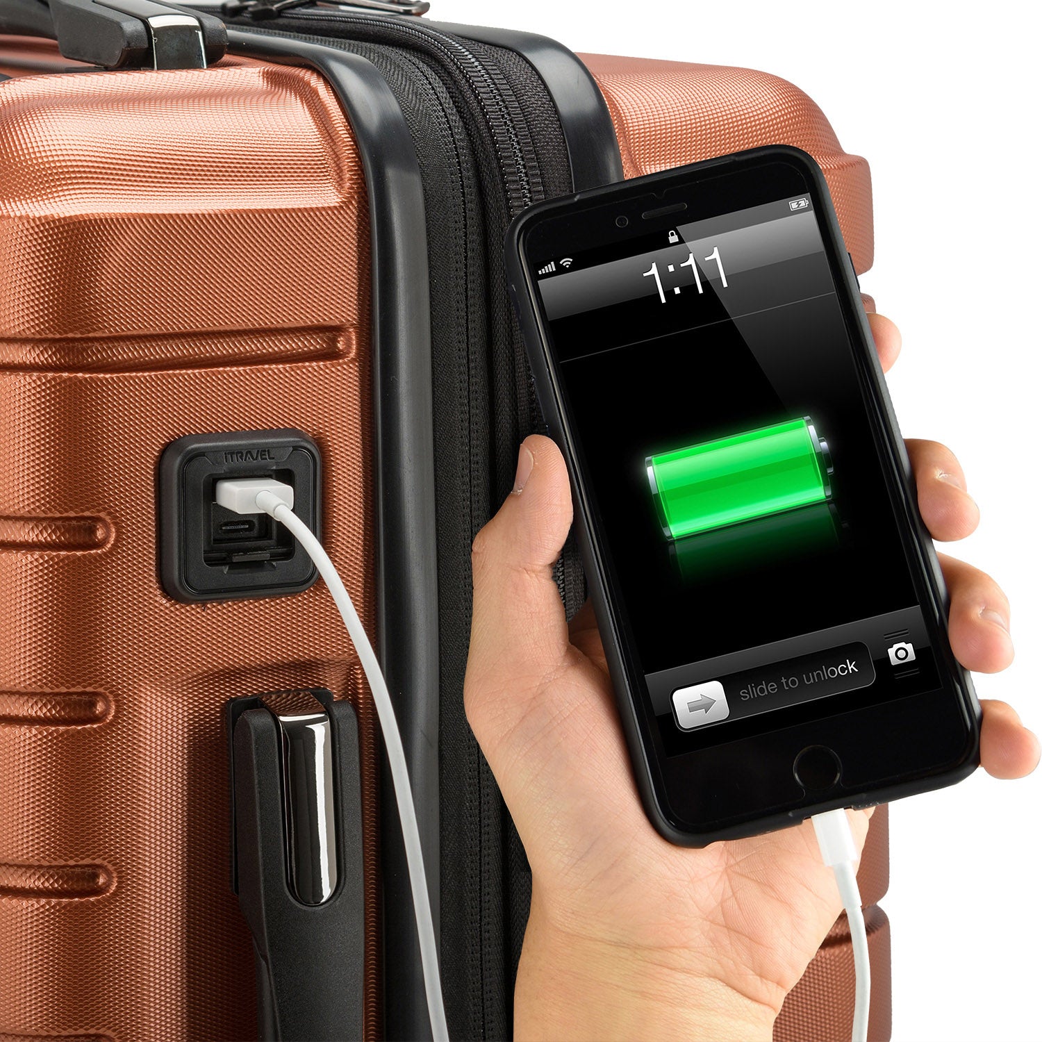 Luggage sets with phone charger online