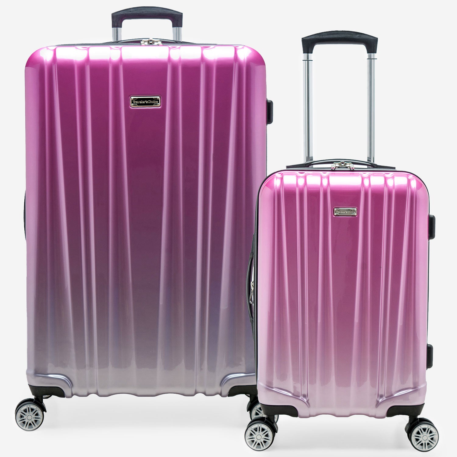 2 piece hard luggage set sale